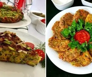 طرز تهیه کوکوی مخلوط با بهترین دستور / این کوکو از تردی و خوشمزگی نظیر نداره