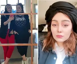 "سحر قریشی" با یه نیمچه حجاب و لباس باز تو رستوران؛ خانومی چه شاخ شدی!