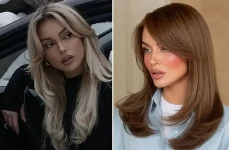 زیباترین رنگ مو مناسب صورت کشیده و لاغر؛ هماهنگی با تناژ پوست و رنگ های ترند 2026