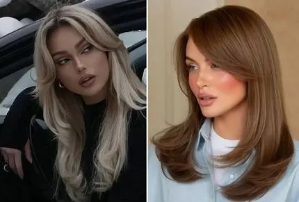 زیباترین رنگ مو مناسب صورت کشیده و لاغر؛ هماهنگی با تناژ پوست و رنگ های ترند 2026