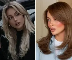 زیباترین رنگ مو مناسب صورت کشیده و لاغر؛ هماهنگی با تناژ پوست و رنگ های ترند 2026