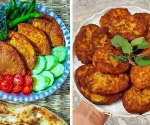 طرز تهیه کوکو سیب زمینی ترد و پفکی / با این دستور یه غذای ساده ولی عالی بپز