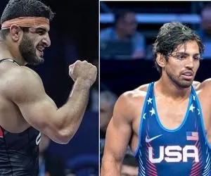 ساعت کشتی کامران قاسمپور و زاهید والنسیا در قهرمانی جهان کرواسی شنبه 22 شهریور