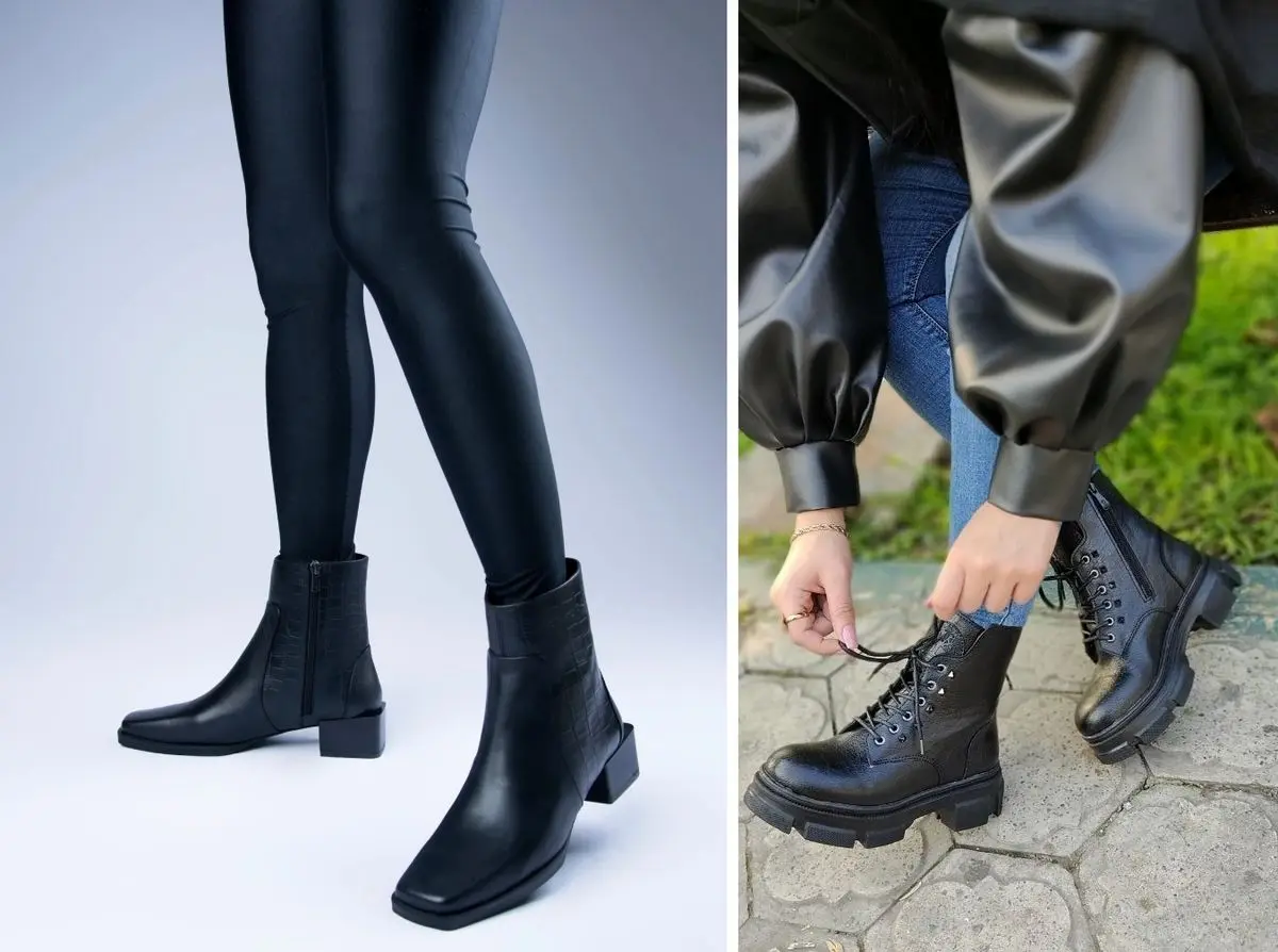 استایل با بوت کوتاه و بوت بلند