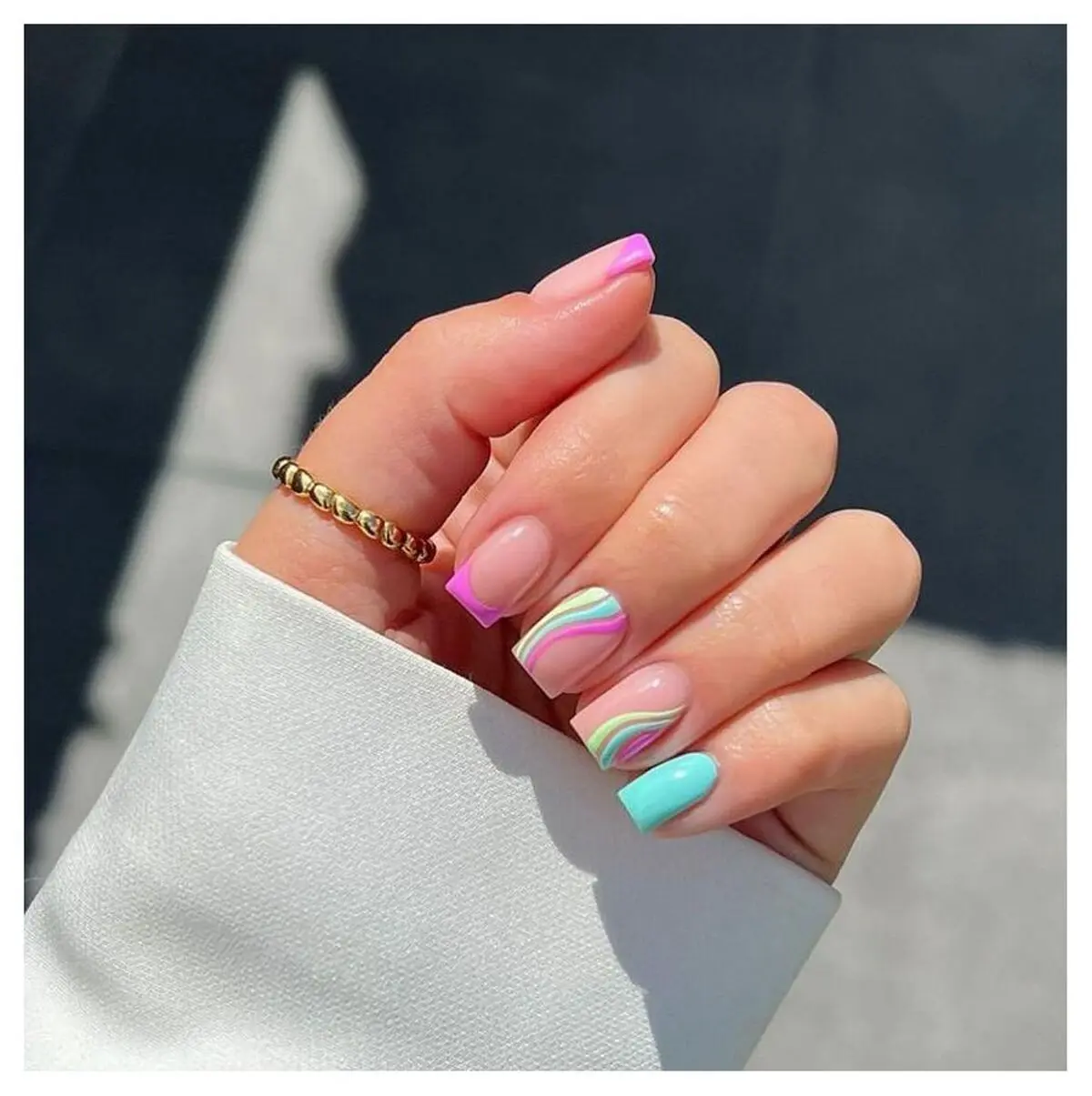 لاک ناخن آبنباتی 