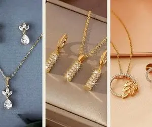 مدل های نیم ست طلا مد 2025؛ مختص انواع سلیقه ها از طراحی های ظریف و مینیمال تا اعیونی