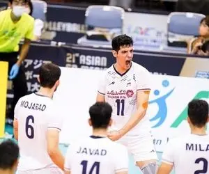 صابر کاظمی ارزشمندترین بازیکن/پنج ملی پوش والیبال ایران در جمع برترین‌های آسیا