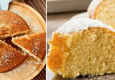 طرز تهیه کیک نارگیلی با فر و بدون فر / یک کیک خونگی با پف زیاد و طعم عالی