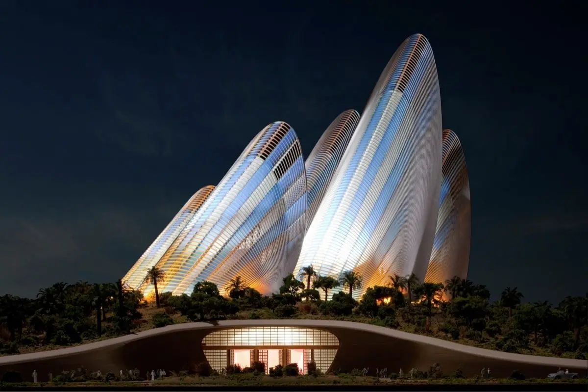 front-view-of-zayed-national-museum-by-night