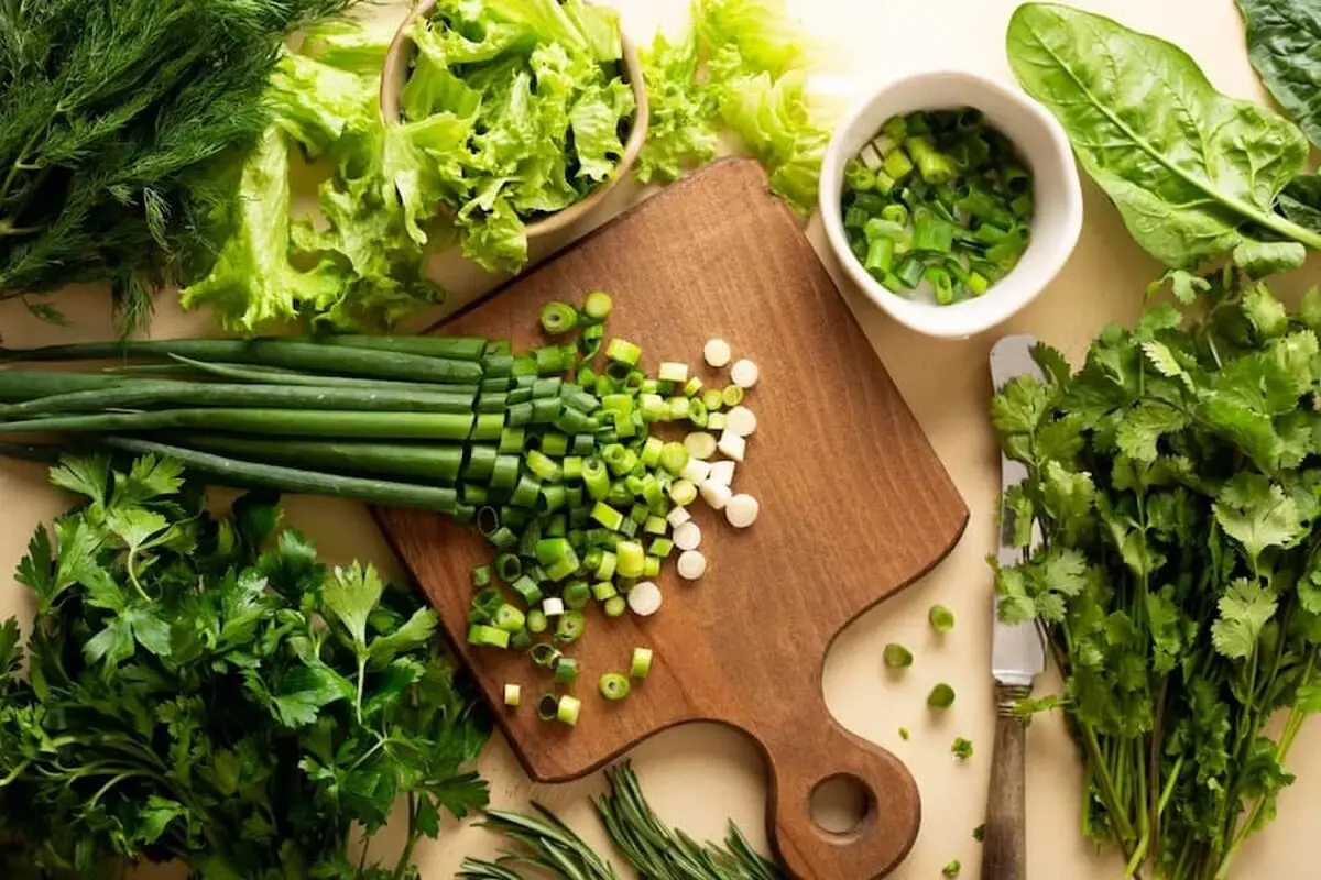 سبزی قورمه سبزی