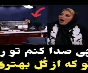 سکانس خندان؛ حامد آهنگی در نقش شوهر خانم بازیگر میره رو میز آشپزخونه میرقصه ذوقشو