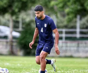 مدافع تیم ملی امید بازی مرحله حذفی را از دست داد 