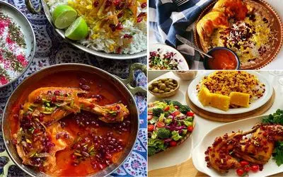 طرز تهیه زرشک پلو با مرغ مجلسی / 1 ادویه طلایی برای گرفتن بوی زهم مرغ