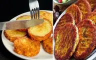 طرز تهیه کوکو سیب زمینی بدون تخم مرغ / یه شام عالی که سه سوته آماده میشه