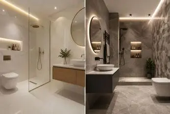 جدیدترین ایده های کاشی نمادار برای حمام؛ زیبایی، درخشندگی و فضایی آرام برای هر متراژ