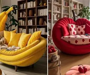 کیوت ترین مبلمان راحتی فانتزی / هر کی اومد خونت اول چشاشو ببند نذار ببینه