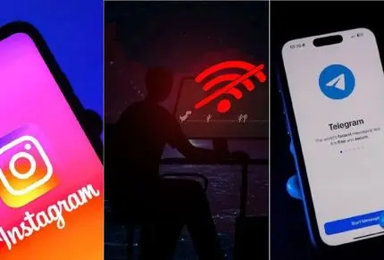 آخرین وضعیت قطعی اینترنت بین المللی 28 فروردین؛ اینستاگرام و تلگرام کی وصل می شوند؟