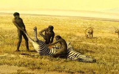 رموز کهن؛ ویدیوی شبیه‌سازی شده از شکار توسط انسان‌های نخستین‌‌؛ غم نان از اول بوده