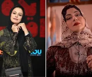 لباس تشریفاتی مریلا زارعی که میون محفل خانوما ازش یه جبروت دیگه ساخت؛ پوست مار پوشیده!