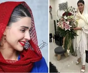 استایل لاله مرزبان که درون کلی پارچه لی گم شد / بیوگرافی و پلیت ورزشی که روش افتاد