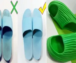 از بین بردن جرم و سیاهی دمپایی پلاستیکی؛ دمپایی دستشویی چرک پیش مهمون باعث سرافکندگیه