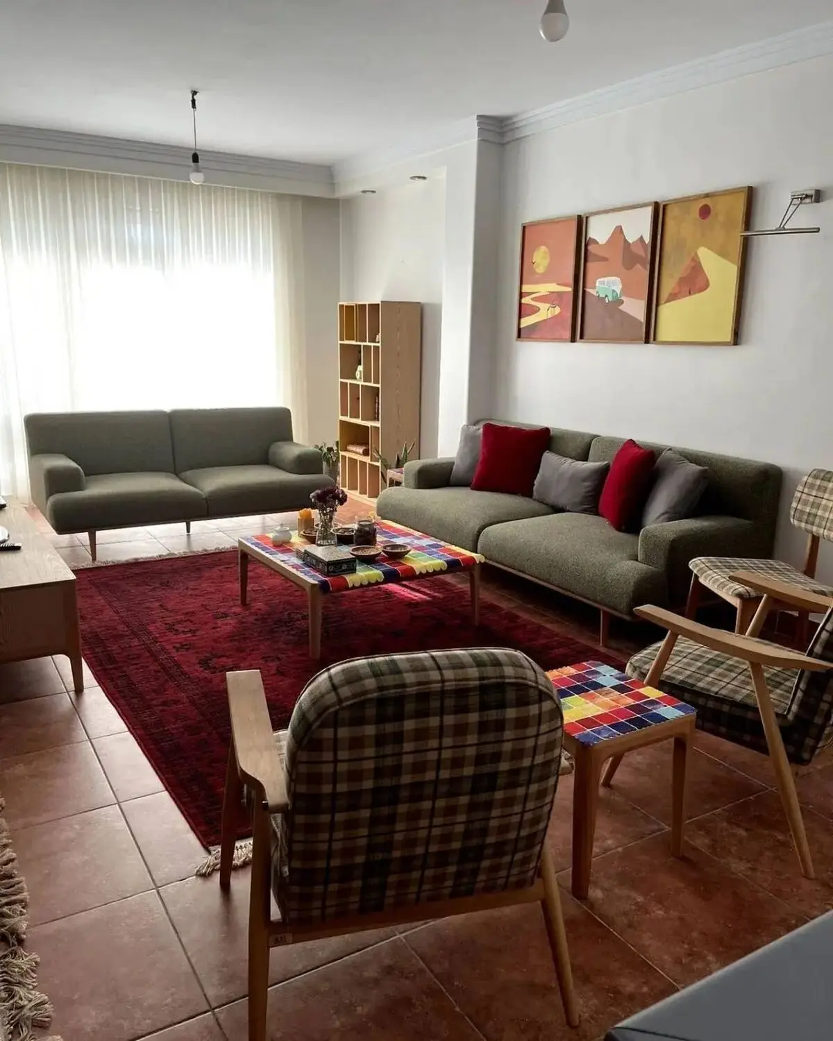 با فرش قرمز چطور خونم رو بچینم؟