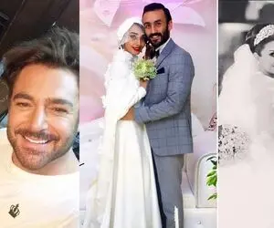 همه رفتن تو نخ محمد رضا گلزار و عروسیش! عکسای سریِ عروسیه این بازیگرای مطرحو باش