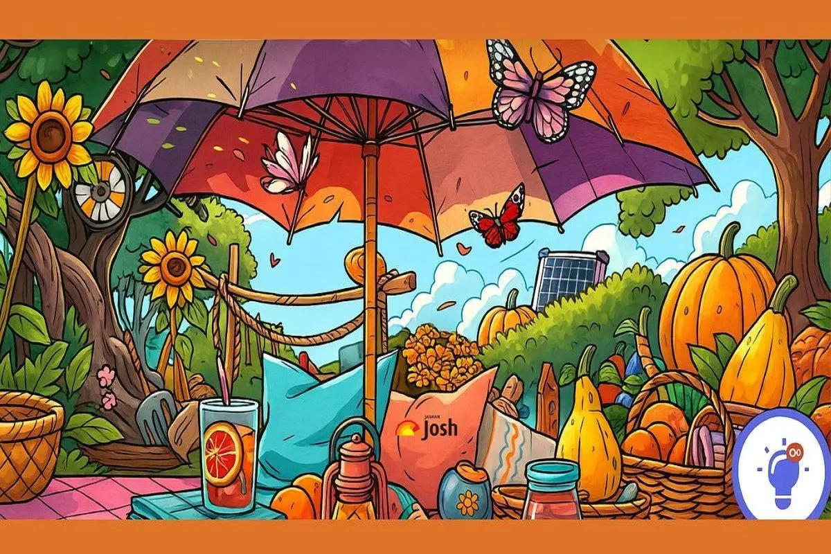 تست-بینایی-یافتن-گل-رز-در-پیک-نیک