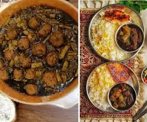 پلو و خورشت کرفس با قلقلی / طرز تهیه یه غذای خوشمزه واسه سحری ماه رمضان
