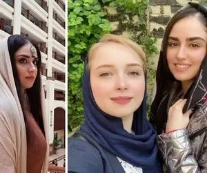 خوشگذرونی هانیه غلامی تو تولدش با یه کیک غووول؛ از بلندی میترسه ولی ناجور تو اَبراس!