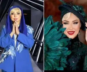 فیس چکش کاری شده ی مرجانه گلچین وقتی آرایشگرش نامبر وانه / مادر ترزایی شده برا خودش