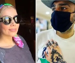 مهران غفوریان خودشو بدنی ترکوند زنشم فِیسی پکوند شدن دو تا عروسکی؛ پشمالوی بغلشونو!