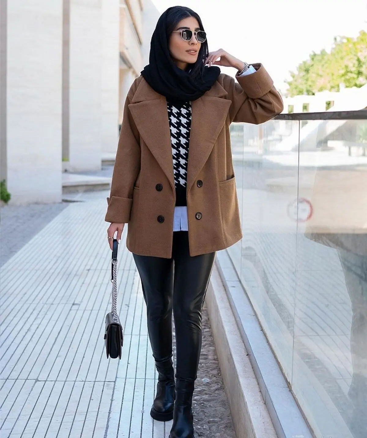 مانتو قهوه ای