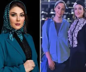 سلفی قجری ترلان پروانه،گلاره عباسی و لاله اسکندری؛ ناصرالدین شاه میدید چشاش برق میزد