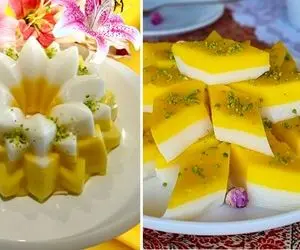 طرز تهیه تر حلوا شیرازی به روش اصیل / یه دسر سنتی خوشمزه که راحت آماده میشه