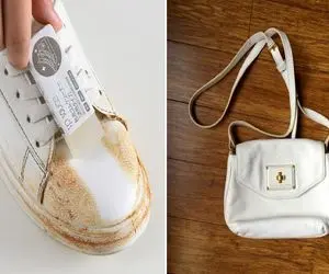 از لکه های کیف و کفش چرم سفید خسته شدی؟/ تمیز کردن چرم سفید در ۵ قدم ساده