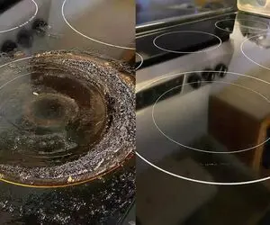 ترفندهای خانه داری؛ ساده ترین روش تمیز کردن گاز شیشه ای بدون خط و خش