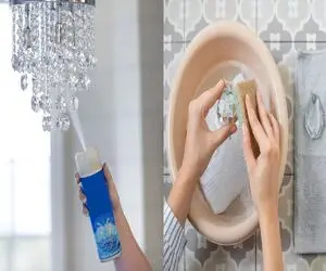 چطور لوستر کریستالی رو مثل روز اول براق کنیم؟/با این روش‌ ها دوباره مثل آینه میشن