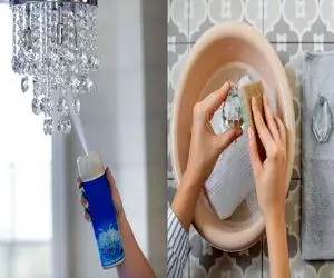 چطور لوستر کریستالی رو مثل روز اول براق کنیم؟/با این روش‌ ها دوباره مثل آینه میشن