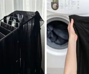 بزرگترین اشتباه در شستن لباس های مشکی که باعث کم رنگ شدن و خاکستری شدن اون ها میشه