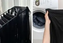بزرگترین اشتباه در شستن لباس های مشکی که باعث کم رنگ شدن و خاکستری شدن اون ها میشه