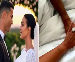 دنیای بازیگران / جورجینا رودریگز و حلقه 35 قیراطی هم قد سرش که 9 سال انتظار داشت