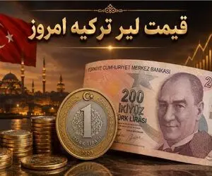 قیمت لیر ترکیه امروز دوشنبه 9 شهریور 1405 / صعود لیر به اوج یک‌ ساله