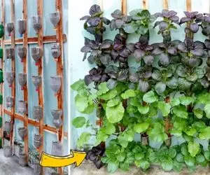 ایده های خلاقانه؛ باغچه کف حیاط نداری؟ این که غصه نداره جاش باغچه ایستاده بساز 