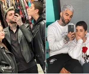 شیطنت ریحانه پارسا و پویان مختاری در کنار نیلی افشار + ویدیو