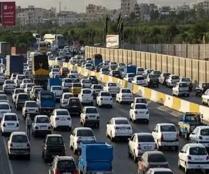 ترافیک سنگین در جاده چالوس و محور جاجرود