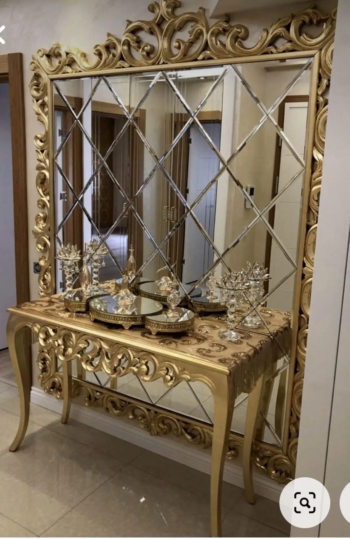 آینه کاری پذیرایی