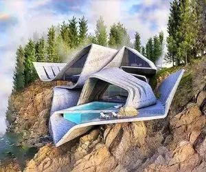 معماری خلاقانه؛ تو بیابون رو ارتفاع 20000 پایی کوه و چاک داد خونه ساخت کومودو نخورتش