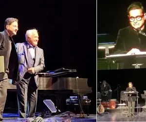 آواز پر طمطراق؛ وقتی همایون شجریان و روحانی با به نام نامی ایران تورنتو رو فتح کردن