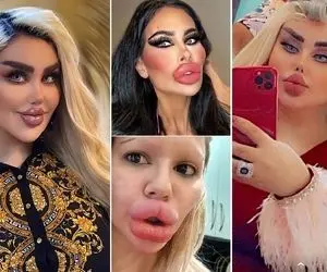 دُخی عربی که با یه کامیون ژل شد عینهو عروسک؛ خانوم پربوتاکسه و کلی خاطرخواه داره!